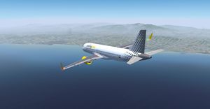 Costa Brava with a Vueling's A320-200
