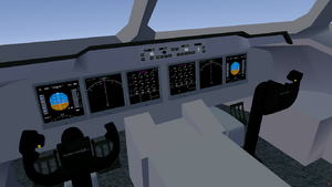 The MD-12 cockpit