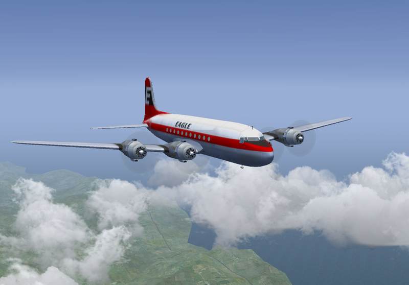 File:Douglas DC-4 cruising over Dominica.png
