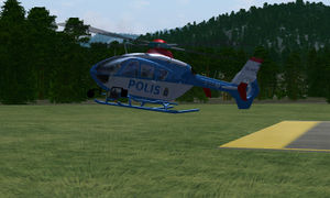 EC135 Hovering