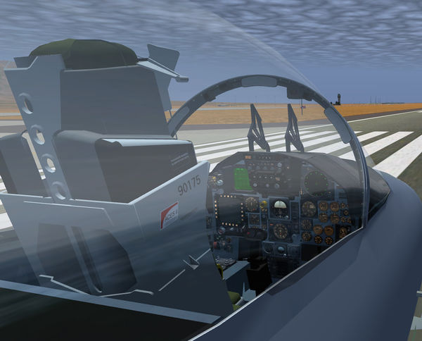 Richard Harrison's new F-15 Eagle cockpit centre panel