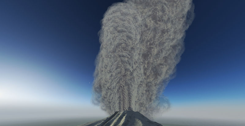 File:Beerenberg volcano eruption at Jan Mayen island, Norway (Flightgear 2020.x).jpg