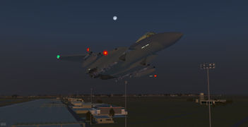 F 15C dawn leaving Nellis AFB