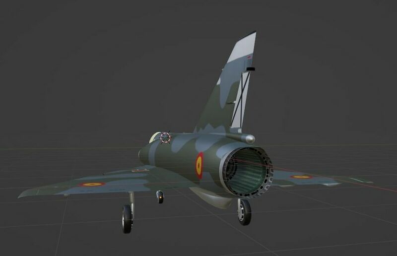 File:20230617 Mirage IIIE en Blender 02.jpg