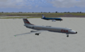 Tu-134 and Sukhoi Super Jet on tarmac.png