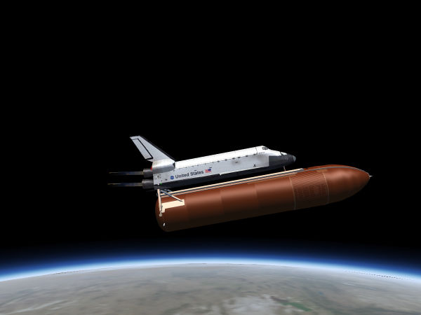 Final stage in the flight to orbit