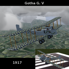 Gotha G. V para FlightGear