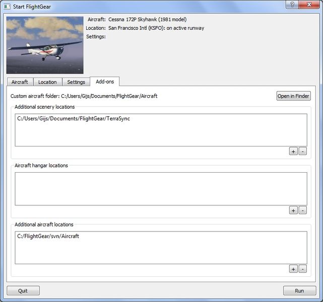 File:Qt launcher for FlightGear 3.5 on Windows 7 addons.jpg
