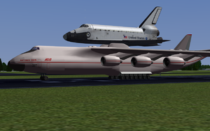 An-225 Mriya Space Shuttle Transport